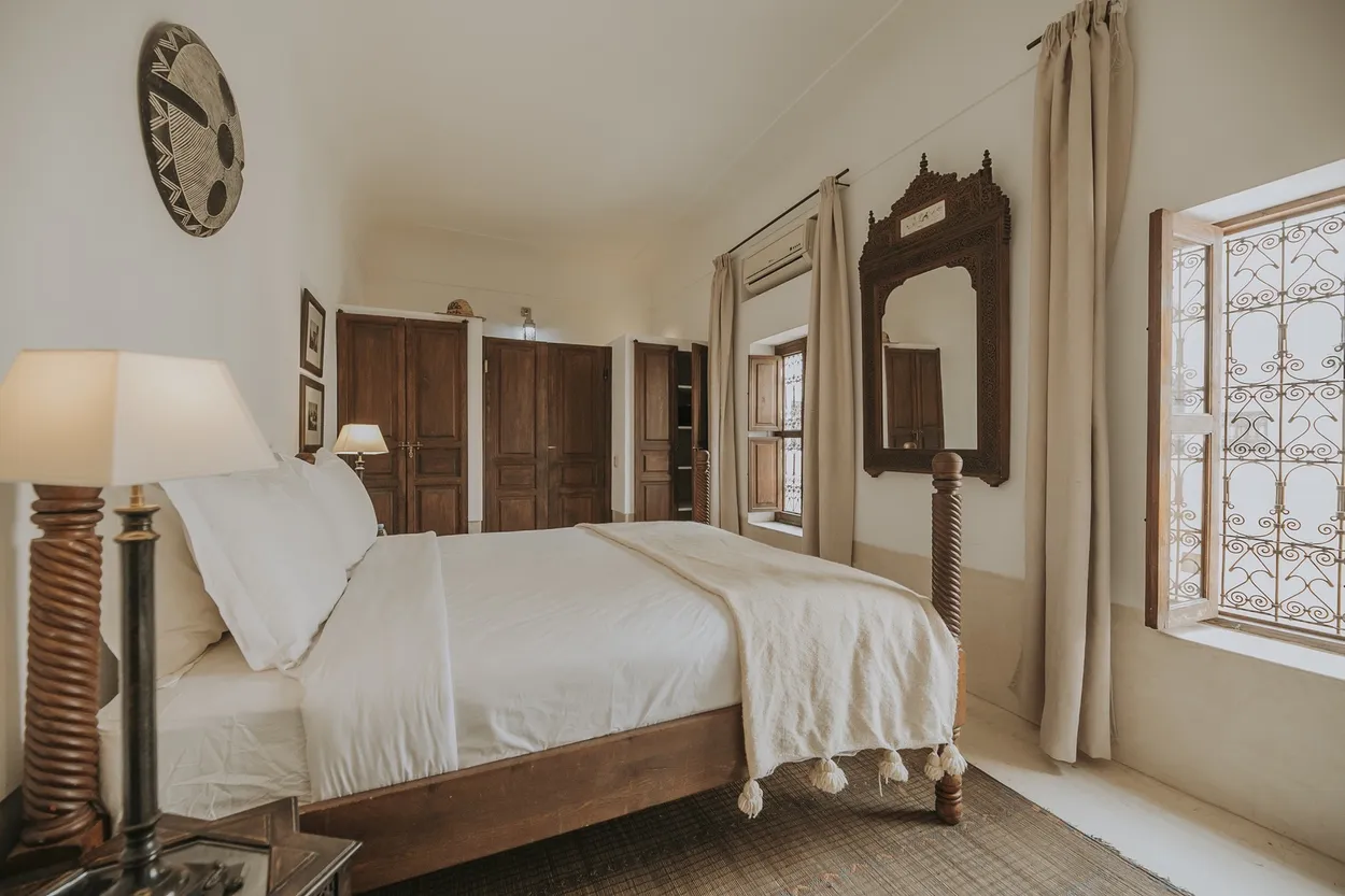 Le lit de la Paul Bowles Suite