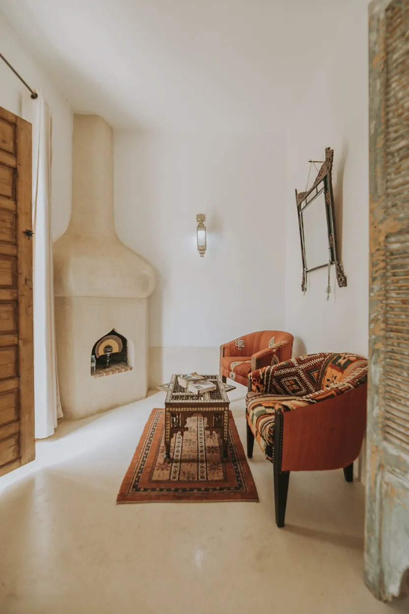 Petit salon inspiré du voyage