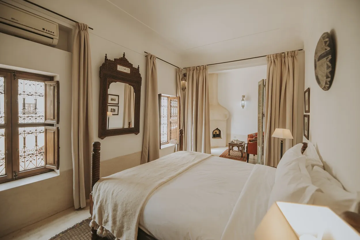 La chambre baignée de lumière du matin